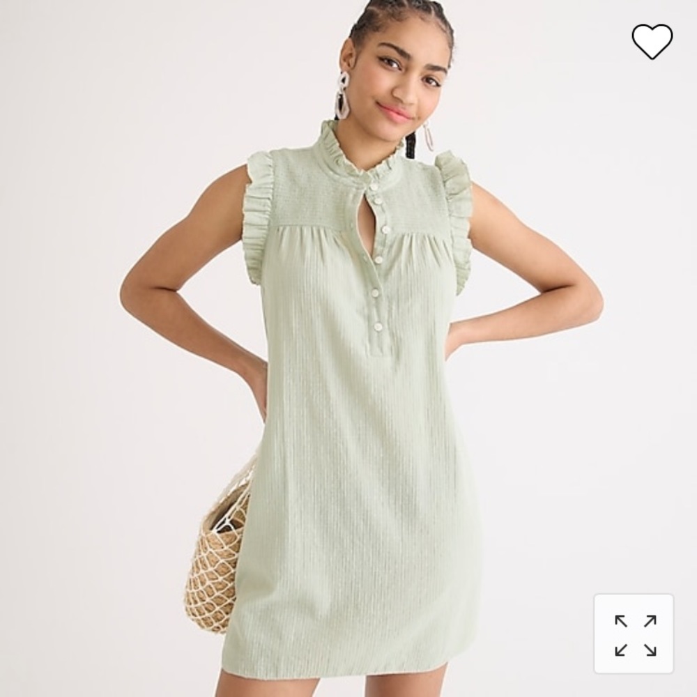 JCrew Garden Dress - light sage NWT